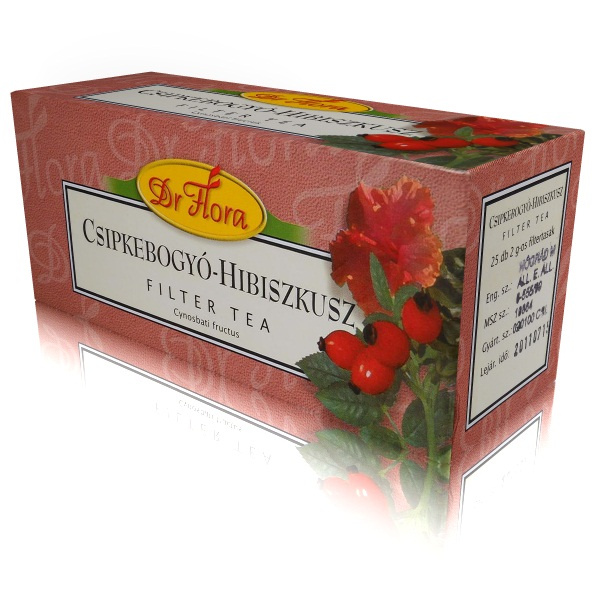 Dr. Flora csipkehibiszkusz tea 25db Egészségpláza Budapest