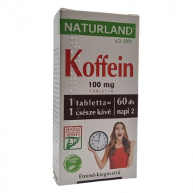 Naturland koffein 183,5mg tabletta 60db