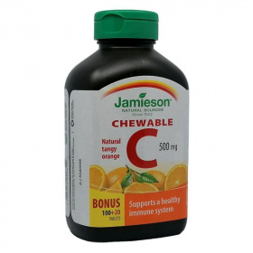 Jamieson C-vitamin 500mg szopogató tabletta narancs ízesítéssel 120db