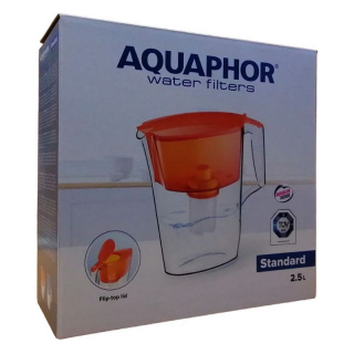 Aquaphor Standard (narancs, B100-15 szűrőbetéttel) vízszűrő kancsó 1db
