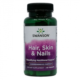Swanson Hair Skin Nails (Haj bőr köröm) tabletta 60db
