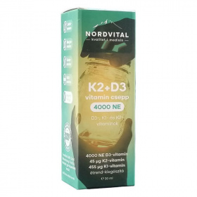 Nordvital D3+K2-vitamin (60 adag) csepp 30 ml