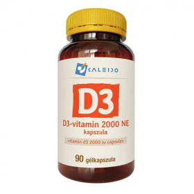 Caleido D3-vitamin 2000 ne gélkapszula 90db
