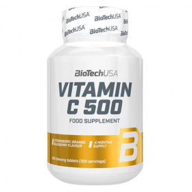 BioTechUSA Vitamin C 500 rágótabletta 120db