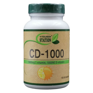 Vitamin Station CD-1000 tabletta 100db
