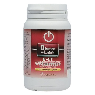 E-Lit (Elektro) vitamin Béta-karotin + Lutein kapszula 60db