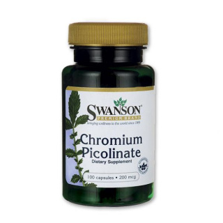 Swanson Chromium Picolinate (krómium-pikolinát) kapszula 100db