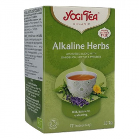 Yogi lúgosító gyógynövényes bio filteres tea (17x1,8g) 17db