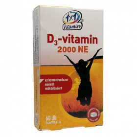 1x1 Vitaday D3-vitamin 2000NE filmtabletta 60db