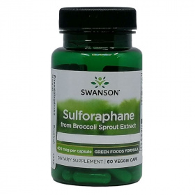 Swanson Sulforaphane (Brokkoli csíra 400mg) kivonat kapszula 60db