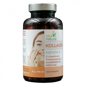 Viva natura kollagén (hialuronsav, C-vitamin, kovaföld, MSM) kapszula 100db