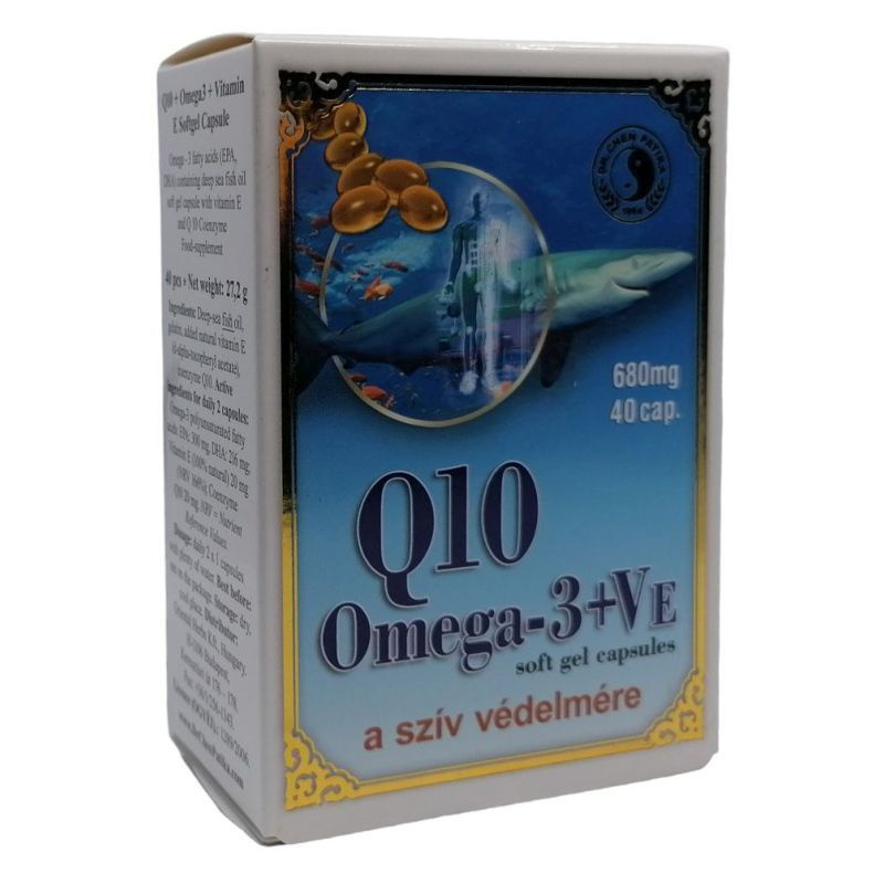 2705 Ft Dr. Chen Q10koenzim + Omega3 halolaj kapszula Evitaminnal