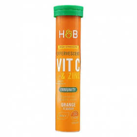 H&B C+Cink pezsgőtabletta narancs 20 db