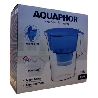 Aquaphor Time (világoskék, B100-25 szűrőbetéttel) vízszűrő kancsó 1db