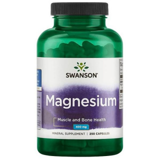 Swanson Magnesium Oxide (Magnézium) 200mg kapszula 250db