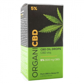 OrganiCBD CBD olaj 500mg 5% 10ml
