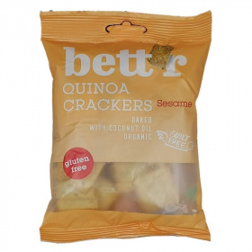 Bett'r Bio Quinoa (szezámmagos) kréker 100g