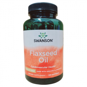 Swanson Flaxseed oil lenmag olaj koncentrátum kapszula 100db