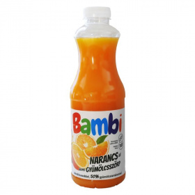 Bambi narancs ízű vegyes gyümölcsszörp (édesítőszerrel) 1000ml