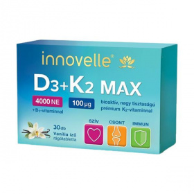 Innovelle D3+K2 Max 4000NE rágótabletta 30db