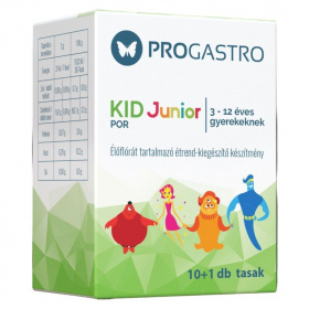 Progastro kid junior por (3-12 éves gyerekeknek, 10 + 1db) 11db