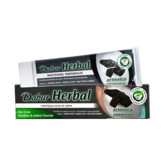 Dabur Herbal gyógynövényes fogkrém aktív szénnel 100ml