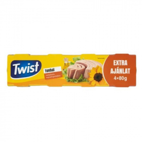 Twist tonhaltörzs napraforgó olajban 240g