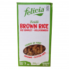 Felicia bio gluténmentes barnarizs száraztészta - orsó (fusilli) 250g 