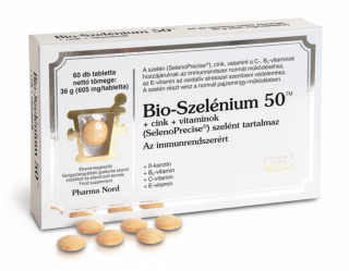 Pharma Nord Bio-Szelénium 50+Cink+Vitaminok tabletta 60db