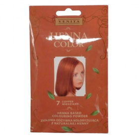 Venita Henna Color hajszínező por nr. 07 - rézvörös 25g