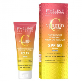 Eveline Vitamin C 3x action hidratáló fényvédő arckrém SPF50 30ml