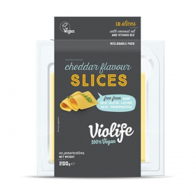Violife Slices növényi sajt - szeletelt, Cheddar 200g