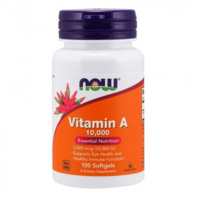 Now a-vitamin 10000iu lágykapszula 100db