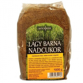 Interherb Gurman lágy barna nádcukor 1000g
