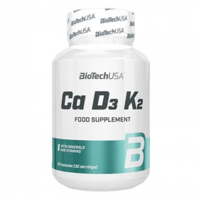 BioTechUsa Ca-D3-K2 kapszula 90db