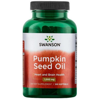 Swanson Pumpkin Seed Oil (Tökmagolaj) 1000mg gélkapszula 100db