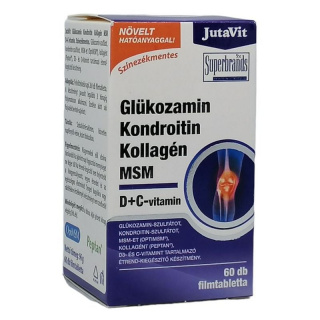 JutaVit Glükozamin-Kondroitin-Kollagén-MSM D+C filmtabletta 60db