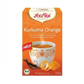 Yogi kurkuma-narancs bio filteres tea 17x2g