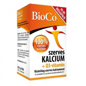 BioCo szerves Kalcium + D3-vitamin Megapack tabletta 90db