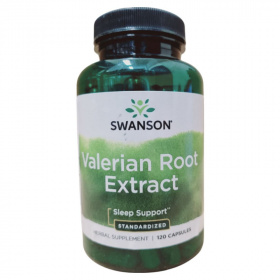 Swanson Valeriana gyökér kivonat koncentrált hatóanyaggal 200mg kapszula 120db