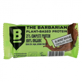 Barbarian Bio étcsokoládéval bevont mandula-baobab szelet 68g