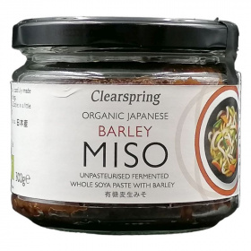 Clearspring bio miso árpából (üveges) 300g