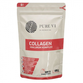 Pure Vi kollagén hialuron komplex por - eper 400g