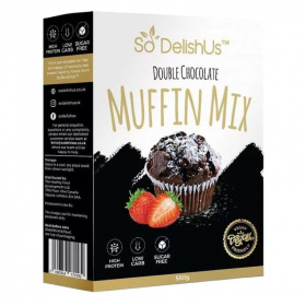 Sodelishus szénhidrátcsökkentett csokis muffin mix 550g