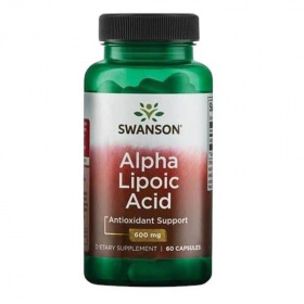 Swanson Alpha Lipoic acid Alfa-Liponsav 600mg kapszula 60db