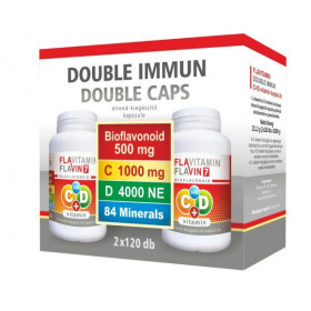 Flavitamin Double Immun C+D vitamin kapszula 2x120db