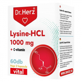 Dr. Herz lysine-hcl+c-vitamin kapszula 60db