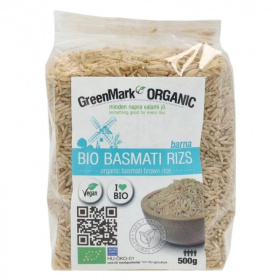 GreenMark bio basmati barnarizs 500g