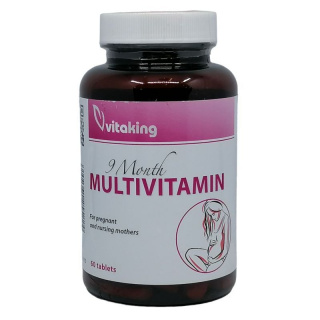 Vitaking 9 Month Kismama Multivitamin tabletta 60db