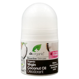 Dr. Organic alumíniummentes golyós dezodor bio szűz kókuszolajjal 50ml